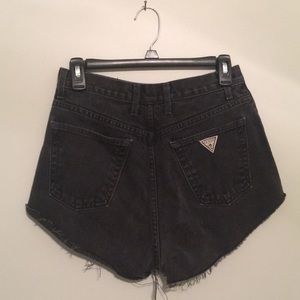 Vintage GUESS high waisted jean shorts
